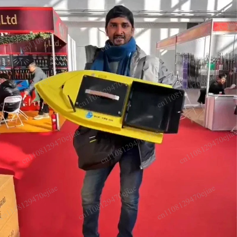 Fish Finder - เรือตกปลาบังคับวิทยุ S90 12V GPS พร้อมระบบค้นหาปลาและระบบกลับอัตโนมัติ ระยะ