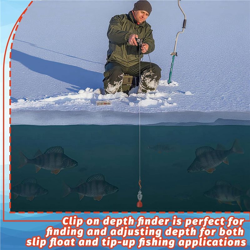 เครื่องวัดความลึกแบบหนีบสำหรับ - Fishing Depth Finder บทวิจารณ์และราคา